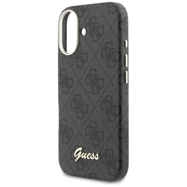 Guess Telefontaske til iPhone 17 MagSafe 4G Script - Sort Svart