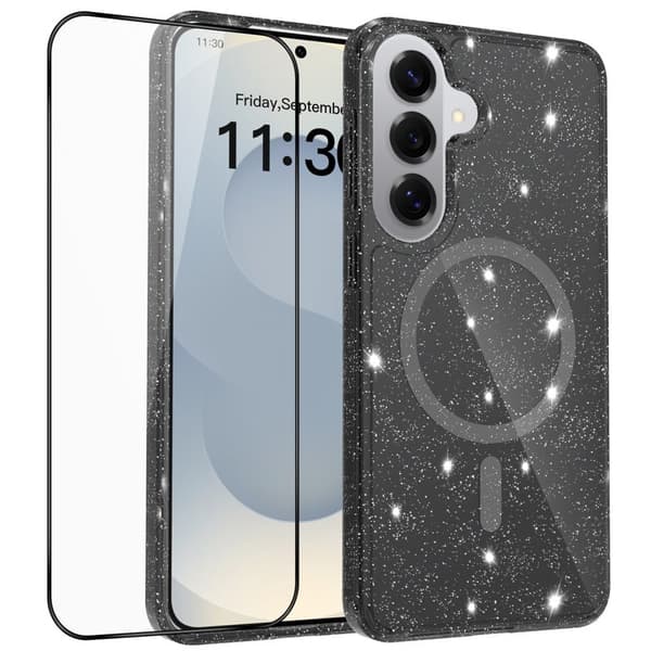 Mobilskal för Samsung Galaxy S26 Plus Magnetiskt TPU - Transparent Svart