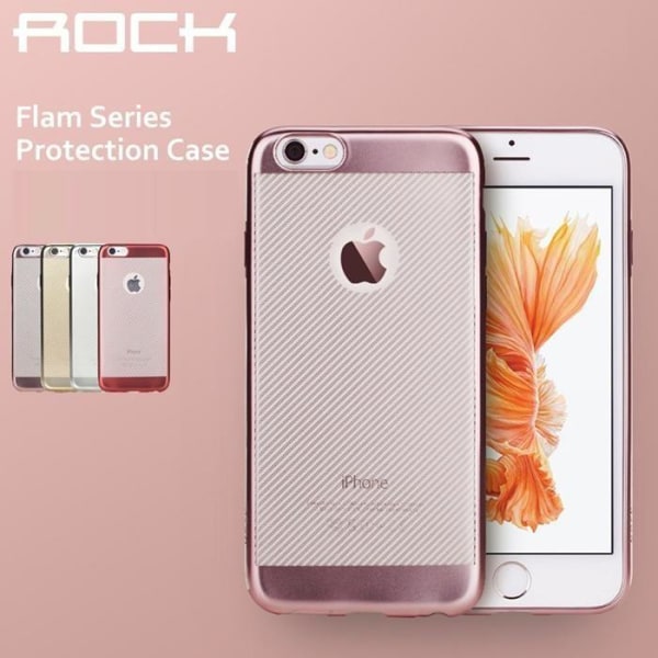 Rock Flexicase Skal till Apple iPhone 6(S) Plus - Rose Gold