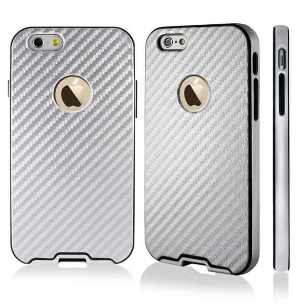Mercury Bumper Skin -kuori Apple iPhone 6S:lle, hopea Silver
