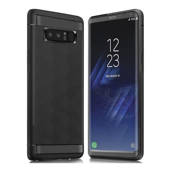 IVSO Geometrisk Hexagon Cover til Samsung Galaxy Note 8 - Sort Black