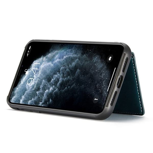 JEEHOOD Detachable Wallet Mobilskal för iPhone 11 Grön