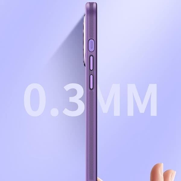 iPhone 14 Pro Max Skal Anti-slip TPU - Lila Lila