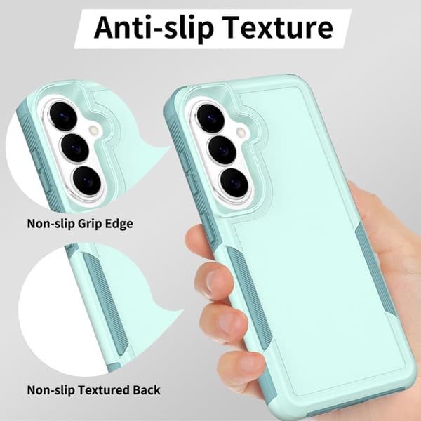 Mobilskal för Samsung Galaxy S26 PC + TPU Stöttålig - Mintgrön