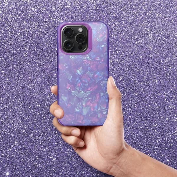Telefontaske til iPhone 16e Tutti Frutti - Lilla