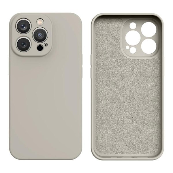 iPhone 14 Plus Skal Silikon - Beige Beige