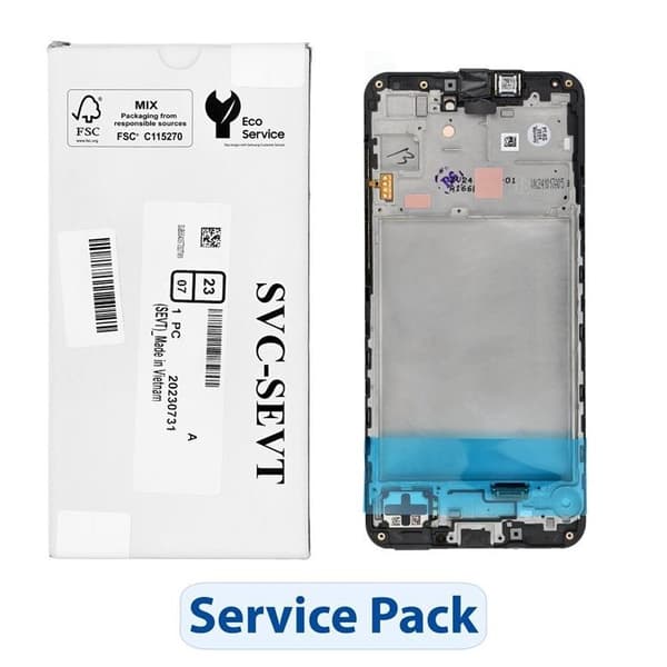 Galaxy A16 Skärm med LCD-display Service Pack GH82-36143A Black