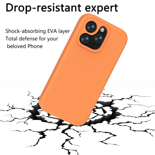 Mobilskal till iPhone 14 Pro Max Shockproof EVA - Orange Orange