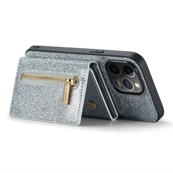DG.MING M3 Series Mobilskal till iPhone 12 Pro Max Glitter Silver
