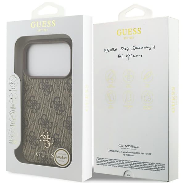 Guess Mobilskal För iPhone 18 Pro/17 Pro Magsafe 4G Small Classic Logo