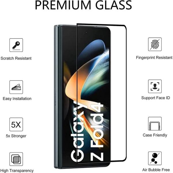 Sign Galaxy Z Fold 4 Skærmbeskytter i hærdet glas 2.5D