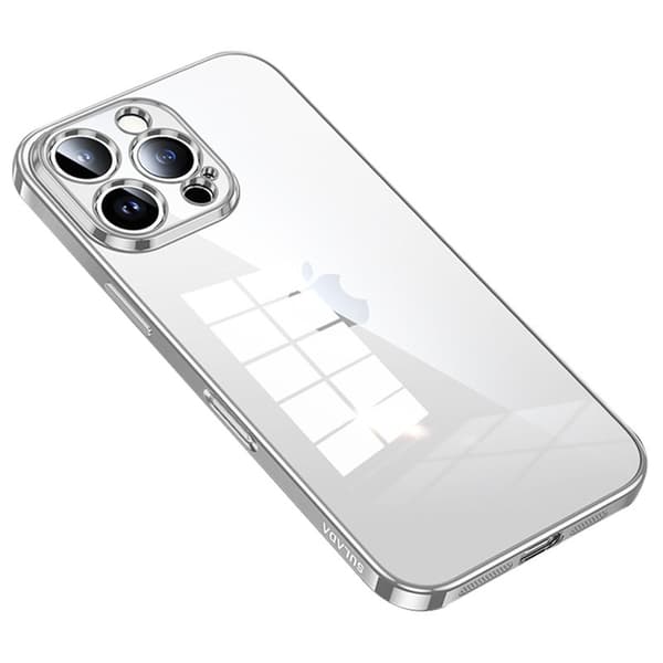 SULADA Mobilskal till iPhone 16 Pro Max Ultra-Tunn TPU Klar - Silver
