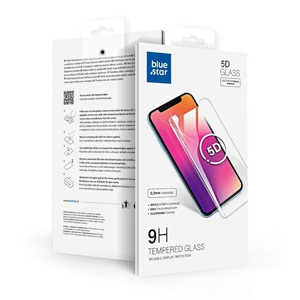 Blue Star Galaxy A35 5G Skärmskydd 5D - Svart Svart