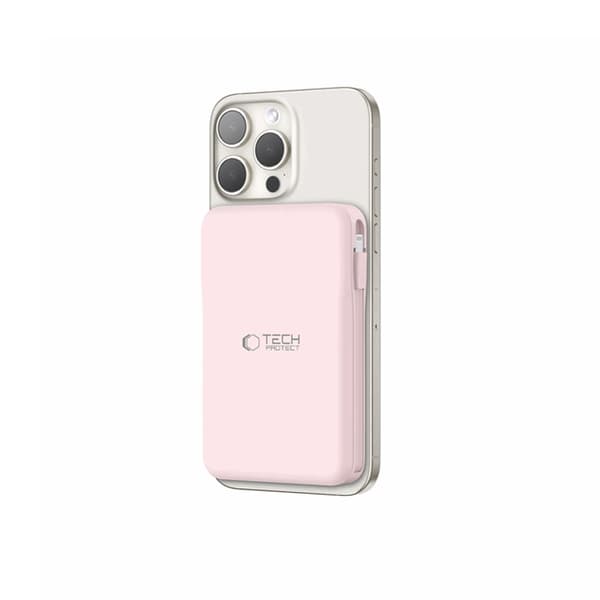 Tech-Protect Magsafe Powerbank 10000mAh PB31 LifeMag - Rosa Rosa