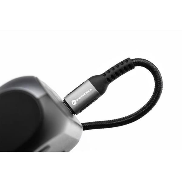 Forcell USB-C till USB-C kabel 100W 3m QC4.0 PD 5A Cafule - Svart Svart