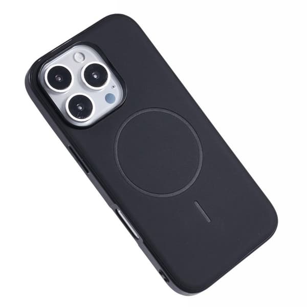 X-LEVEL Mobilskal till iPhone 16 Pro MagSafe PC TPU PU Svart