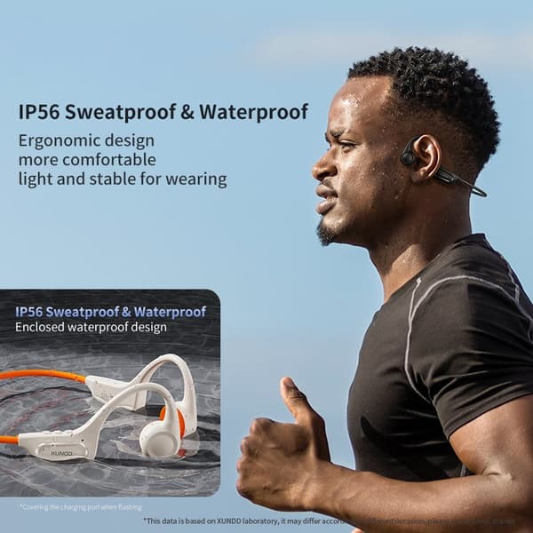 XUNDD X26 Bone Conduction Hörlurar Sport Orange