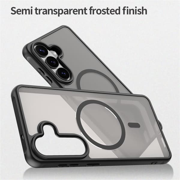 Mobilskal för Samsung Galaxy S26 Plus Magnetiskt PC + TPU - Svart