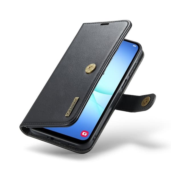 DG.MING Samsung Galaxy A17 5G Plånboksfodral Äkta läder Svart