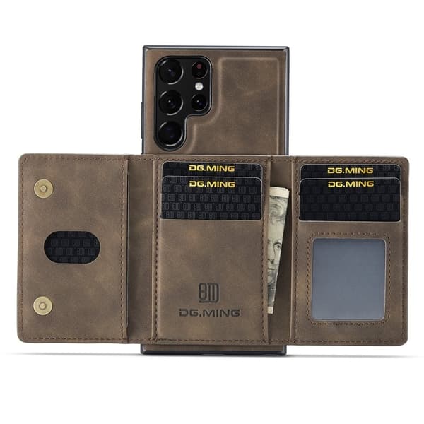 DG.MING M2 Series Mobilskal till Samsung Galaxy S25 Ultra - Brun