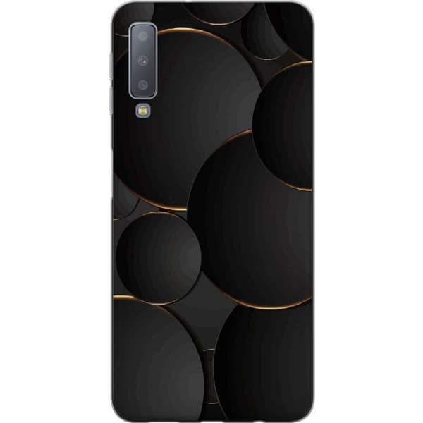 Mobilskal till Samsung Galaxy A7 (2018) med Lyxig Cirklar