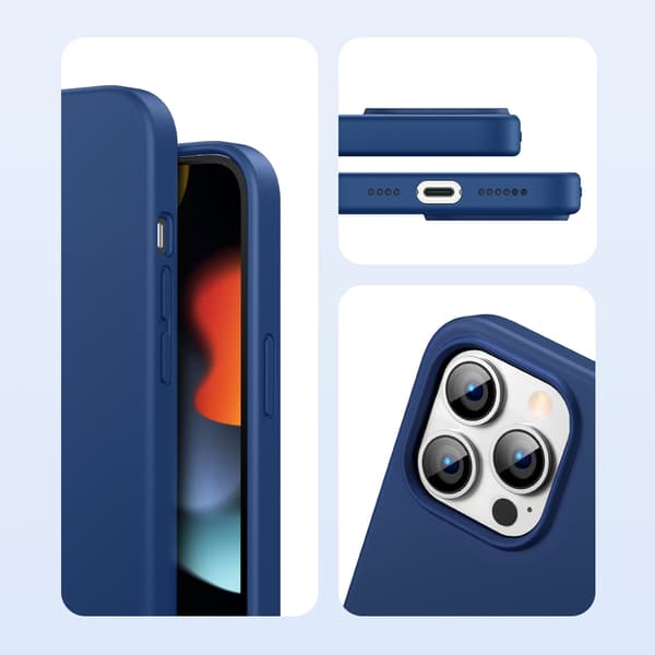 Ugreen Beskyttende Silikon Skal iPhone 13 Pro - Blå Blue