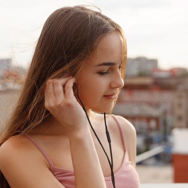 Forcell In-ear Hovedtelefoner Highfi Premuim Sound - Sort Black