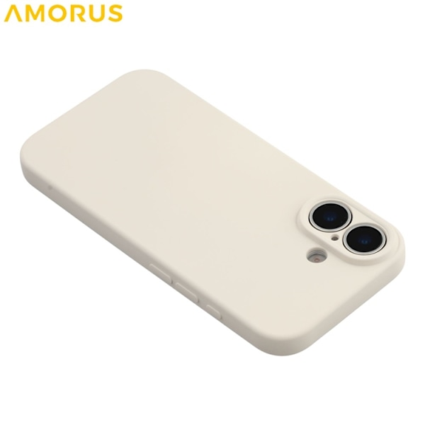 AMORUS Mobilskal till iPhone 17 Precise Cutouts TPU Fiber - Vit Vit