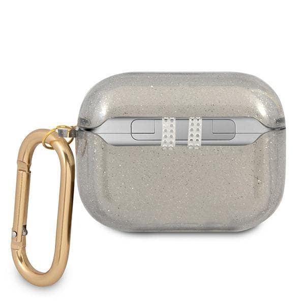 Guess Glitter Collection Taske til AirPods Pro - Sort Black