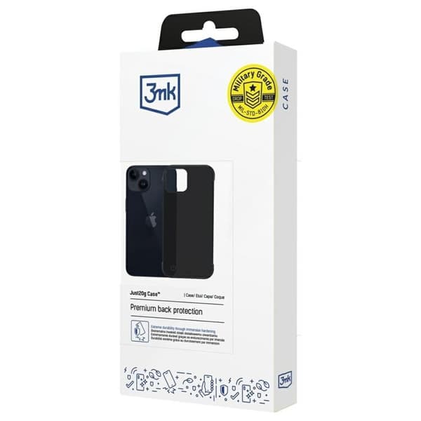 3MK Mobilskal till iPhone 15 Plus Matt Just20g - Svart Svart
