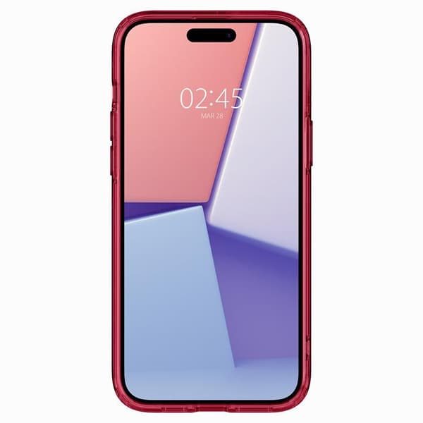 Spigen iPhone 15 Plus -puhelinkotelo Ultra Hybrid - Crystal Red Röd