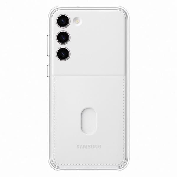 Samsung Galaxy S23 Plus Skal Frame Cover - Hvid Vit