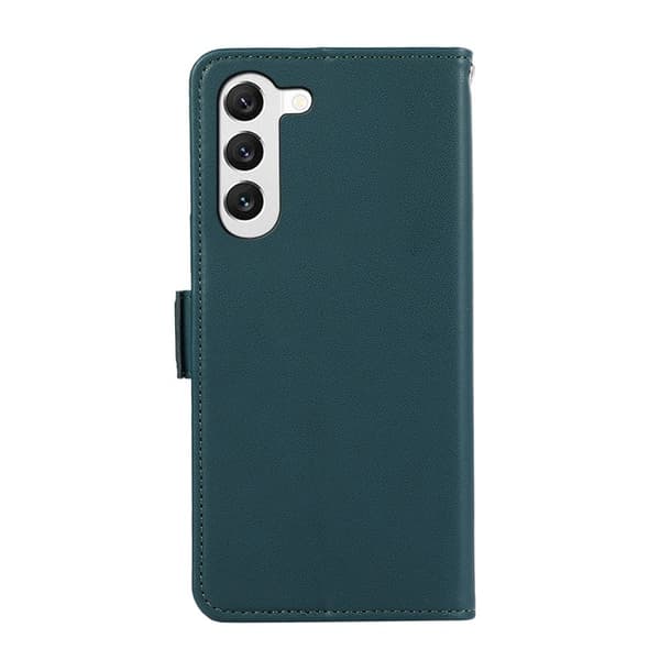 ABEEL Samsung Galaxy S23+ Plånboksfodral Mjuk Konstläder RFID Grön