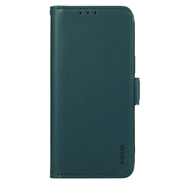 ABEEL iPhone Air Plånboksfodral Konstläder med RFID-skydd - Grön