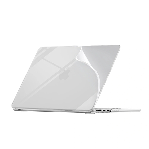 Tech-Protect Fodral För Macbook Pro 14 Soft Shell - Crystal Clear Transparent