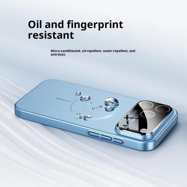Mobilskal till iPhone 17 Pro MagSafe Skin Touch - Titan Guld