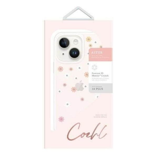 UNIQ iPhone 14 Plus -kuori Coehl Aster - Pinkki