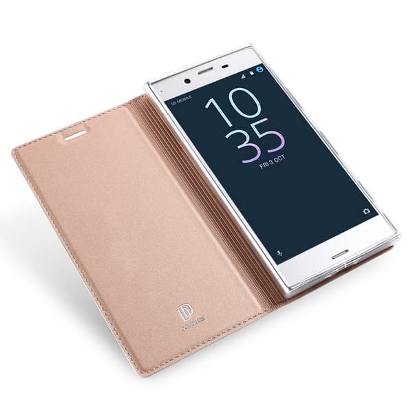 Dux Ducis plånboksfodral till Sony Xperia 10 Plus - Roséguld Roséguld