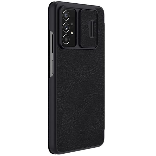 Nillkin Galaxy A73 Fodral Qin läder Holster - Svart Svart