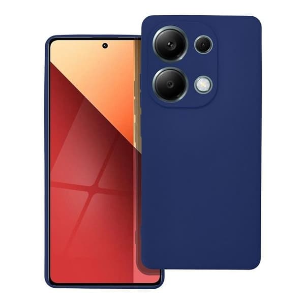 Telefontaske til Xiaomi Redmi Note 13 Pro 4G Soft - Mørkeblå Blå