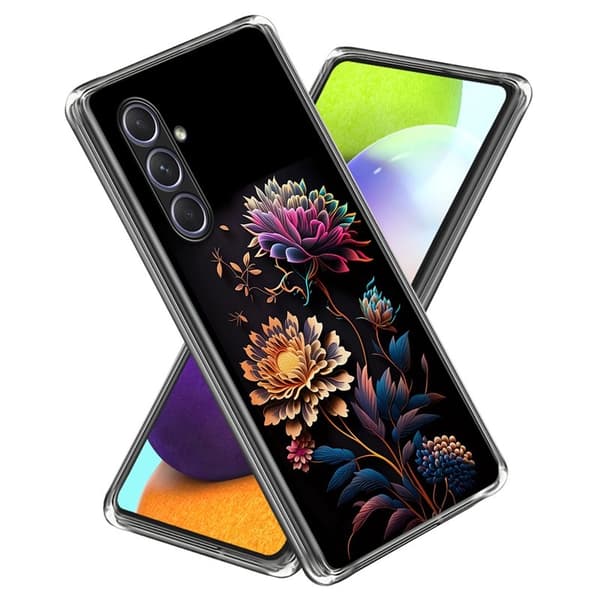 IMD Mobilskal till Samsung Galaxy A55 5G TPU Shockproof - Blomma
