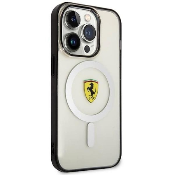 Ferrari iPhone 14 Pro Max Mobilskal Magsafe Outline - Transparent