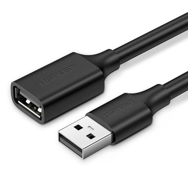 Ugreen USB 2.0 -jatkokaapeli 5 m - musta