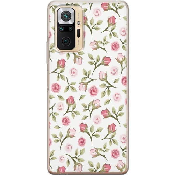 Telefontaske til Xiaomi Redmi Note 10 Pro med blomster