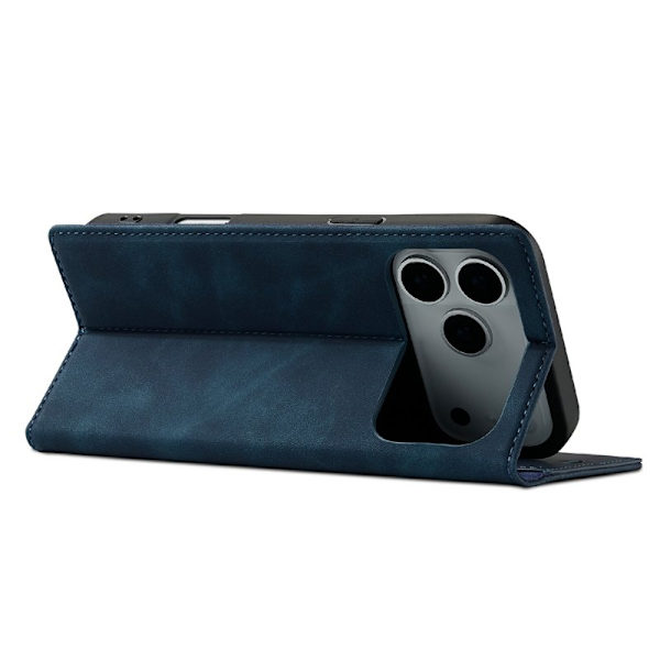 LC.IMEEKE iPhone 17 Pro Plånboksfodral Konstläder- Blå