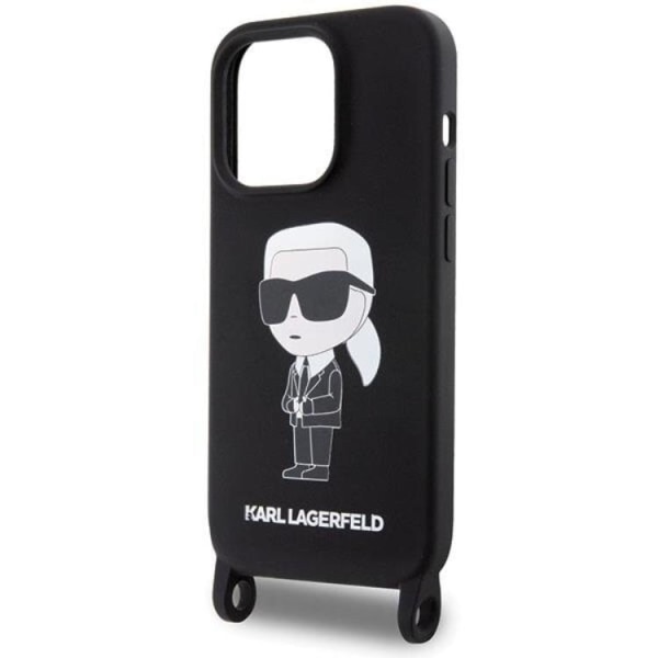 Karl Lagerfeld iPhone 15 mobiltaske Crossbody Silikone Iconic
