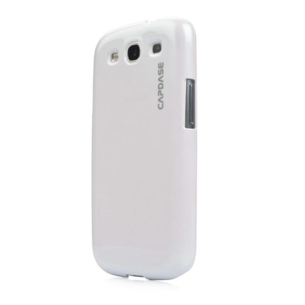 CAPDASE Kuori Samsung Galaxy S3 i9300 (Valkoinen) + Näytönsuoja White