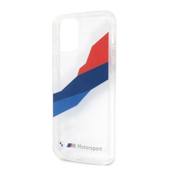 BMW Motorsport Tricolor Skal iPhone 12 Pro Max - Transparent