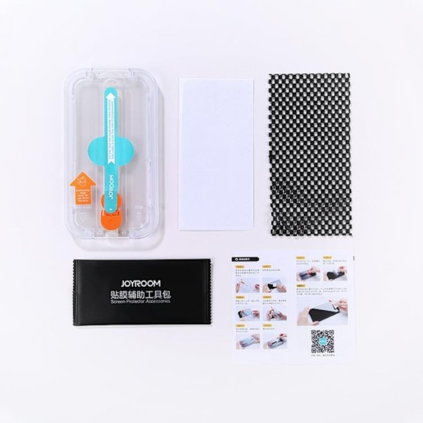 Joyroom iPhone 14 Plus Skärmskydd i Härdat glas med Mounting Kit