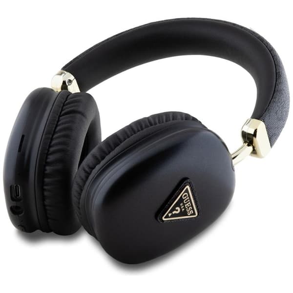 Guess Over-Ear Hörlurar Bluetooth 5.3 4G Triangle Logo Svart